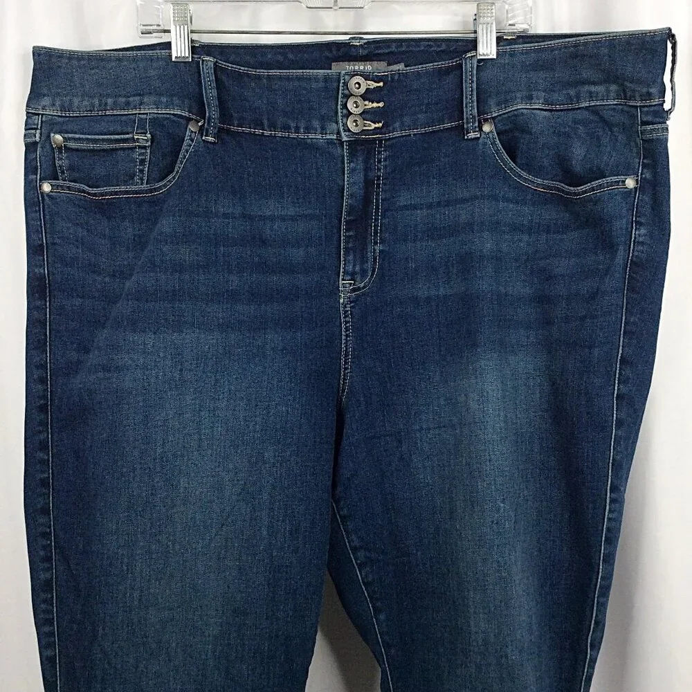 TORRID Women's Plus Size 26 Jegging Skinny Super Soft High-Rise Jeans‎ Stretch